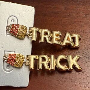 Sugarfix by Baublebar Candy Corn Gold Trick Treat Earrings New